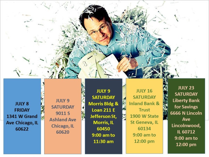 Free Shredding Events for July&nbsp;2016!