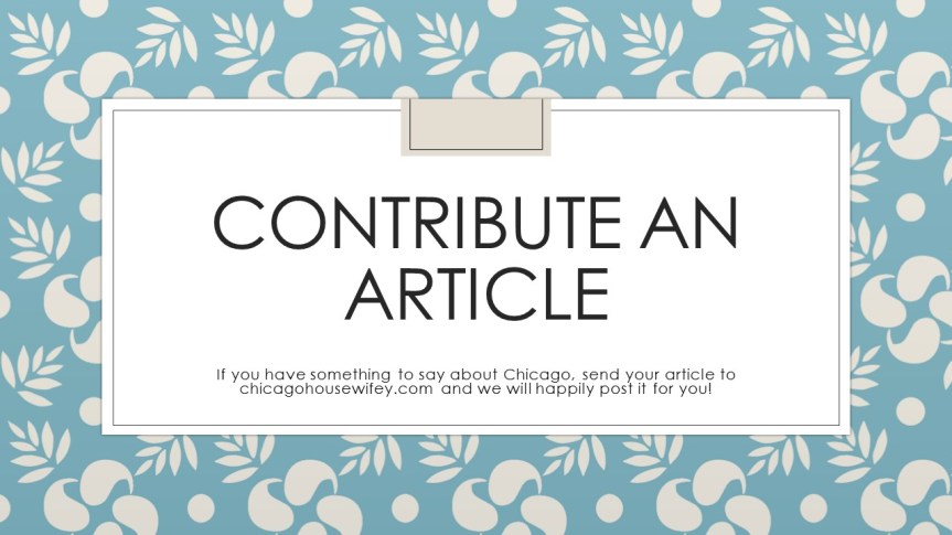 Contribute an Article!
